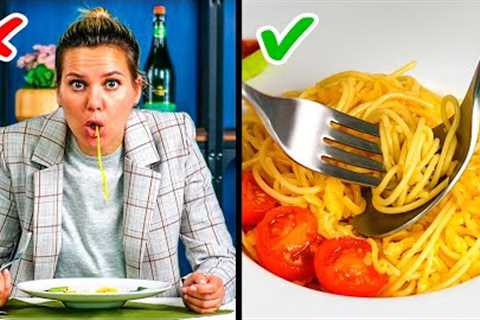 30 WAYS TO EAT YOUR FAVORITE FOOD || Etiquette Manners by 5-Minute Recipes