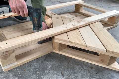 Inspiring Diy Wood Pallet Projects - Pallet Chairs Combine Rich Diamond Shaped Plant Pots