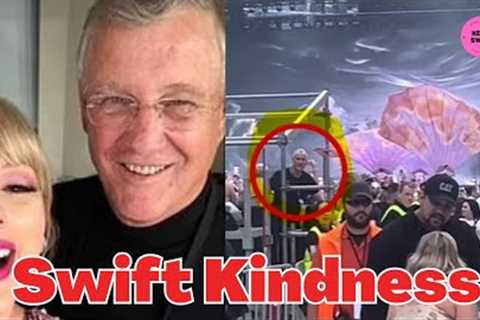 HEARTWARMING MOMENT Taylor Swift’s father tells security to bring a mother &amp; her kids to VIP..