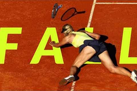 Funny, Sexy and Nasty FALLS in Tennis Part 1 (WTA Fails)