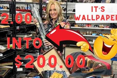 It was hiding on Goodwill's bottom shelf! | Thrift with me for secret Money Makers