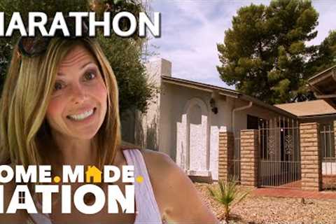 Houses From HELL! Top 3 BIGGEST Transformations *Marathon* | Flipping Vegas | Home.Made.Nation