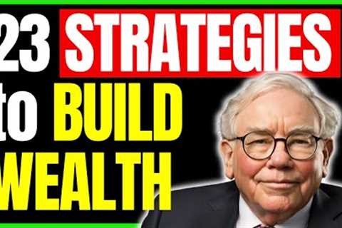 The BEST Wealth Building Strategies YOU NEED to Know in 2024