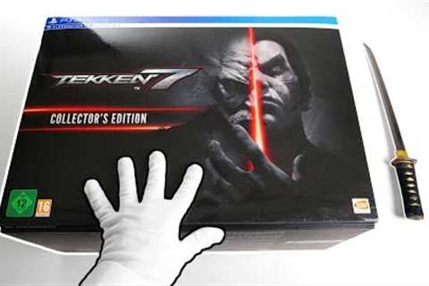 Unboxing TEKKEN 7 Collector's Edition [PS4] + HORI Arcade Stick Controller