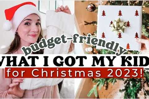 🎁WHAT I GOT MY KIDS FOR CHRISTMAS 2023! | Affordable gift ideas for boys &amp; girls +STOCKING..