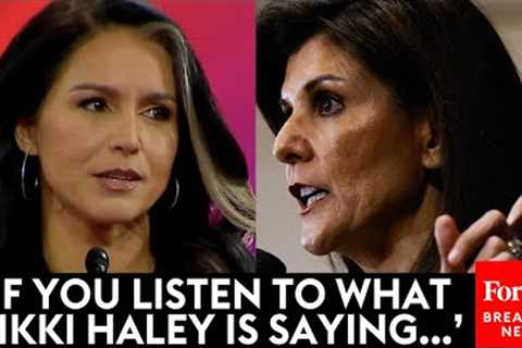 BREAKING NEWS: Tulsi Gabbard Defends Trump From Nikki Haley At CPAC As South Carolina Primary Nears