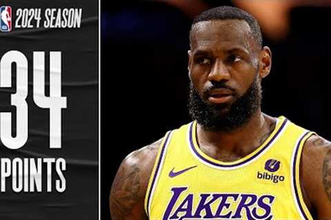 LeBron James destroys the Clippers with 34 PTS 🔥 FULL Highlights