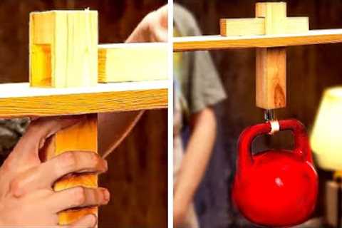 How to make a strong wood joint without nails || Woodworking tips for everyone