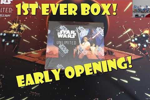 EARLY Stars Was Unlimited Booster Box Opening! Spark of Rebellion! 1st Ever Box!
