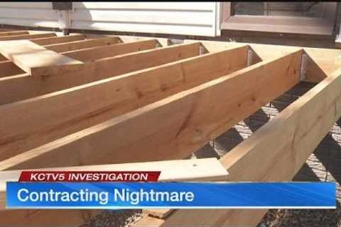 Contracting Nightmare: Couple furious after paying company to build deck they never got