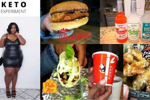 EATING KETO FAST FOOD EVERYDAY FOR A WEEK! DID I LOSE? | KETO FASHO