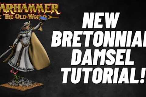 How to paint the new Bretonnian Damsel for The Old World! It's super easy!