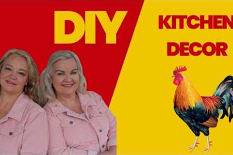 3 Rooster-themed Kitchen DIYs: Easy, and Budget-friendly craft Projects 🐓