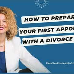 How to Prepare for Your First Appointment With A Divorce Lawyer