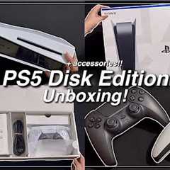 Playstation 5 Unboxing! 🎮 | aesthetic, asmr, controller and accessories!