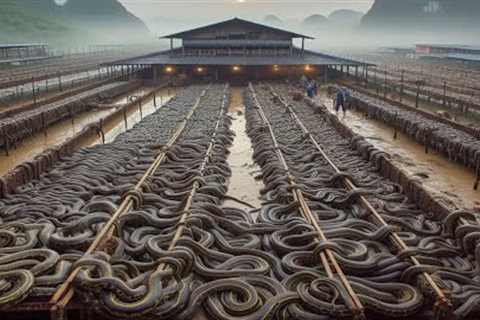 China Snake Farm - Chinese Farmer raise millions of Snake to make profit of 8 million USD every year