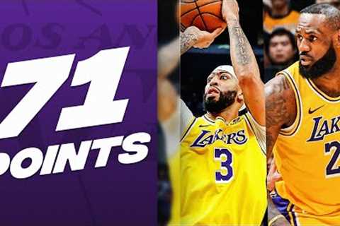 Anthony Davis &amp; LeBron James Drop 71 COMBINED PTS | February 29, 2024