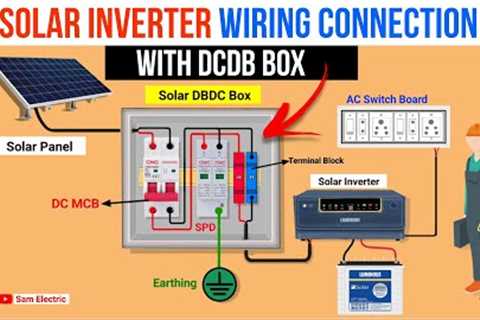 Solar Inverter Wiring Connection l Solar Panel DCDB Box  Connection l OFF Grid Solar System Wiring