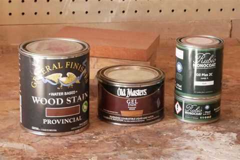 How to Stain Furniture