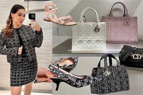 Dior Spring Summer 24 New Bags, Shoes &amp; RTW Tweed | London Shopping Vlog + Schiaparelli