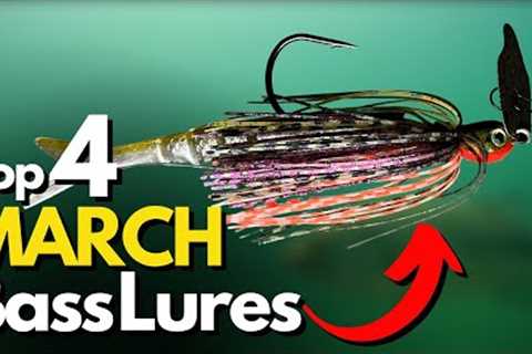 Top 4 Lures for March Bass Fishing and WHY - Underwater Footage