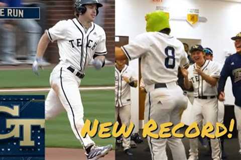Drew Burress set new Georgia Tech record with 4 Home Runs! | 2024 College Baseball Highlights
