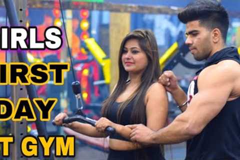 GIRLS FIRST DAY AT GYM| COMPLETE GUIDANCE FOR GIRLS/ WOMEN || MIX WORKOUT AT GYM