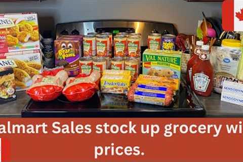 WALMART Grocery  SALE stock up with prices.