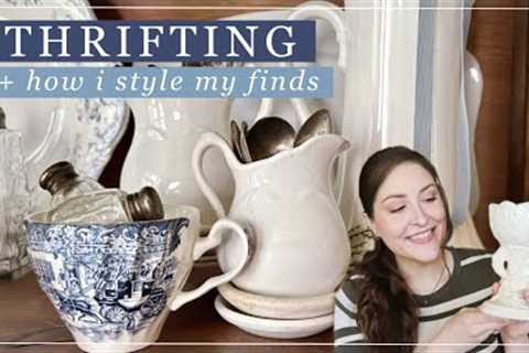 THRIFT WITH ME FOR HOME DECOR + THRIFT HAUL! / Goodwill Thrifting