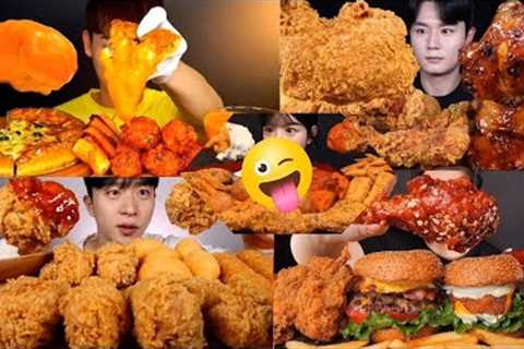 *ASMR*BIG BITE MUKBANG COMPILATION| FAST FOOD CRAVING SATISFYING EATING SOUND*ASMR MUKBANG EXTREME
