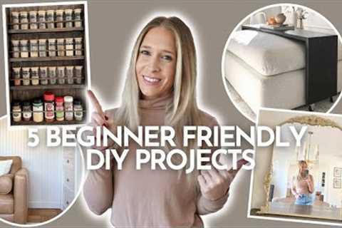 5 Beginner Friendly DIY Projects