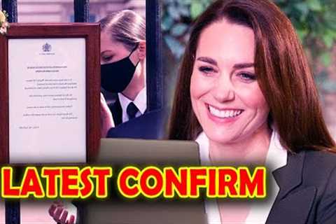 The Palace FINALLY Breaks Silence On Catherine After Endless Rumors About Her Health Condition