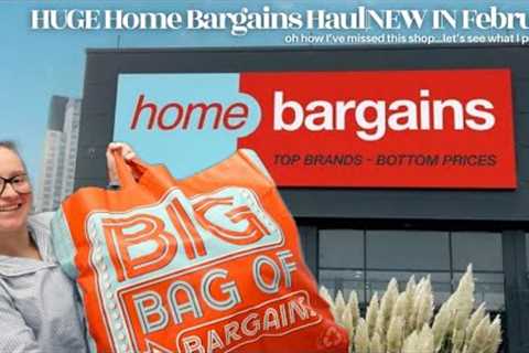 HUGE Home Bargains Haul|NEW IN February