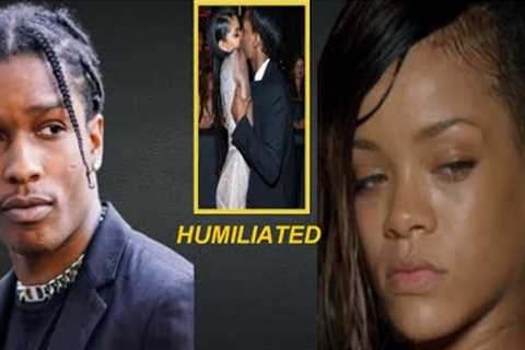 BRUTAL FiGHT! RIHANNA SHOKING at her birthday after spotting asap Rocky Kissing ammika in public.