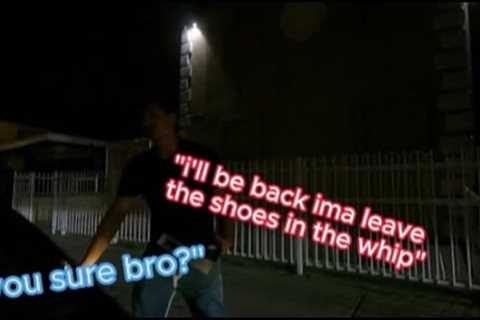 GUY LEAVES SHOES IN MY CAR AND DIPS/ UNBOXING $100 MYESTERY BOX