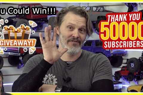 🎉 50K Subscriber Giveaway! Choose Your Prize from Holmes Hobbies' Catalog! 🎁🚗