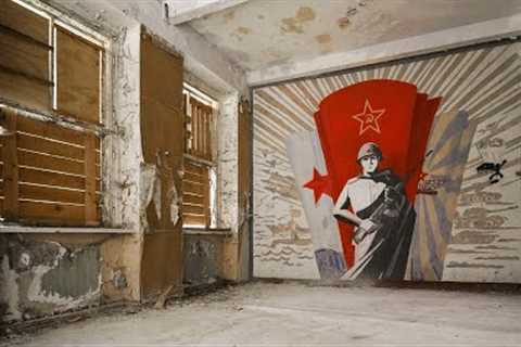 Exploring an Abandoned Soviet Military Base - Found Amazing Murals!