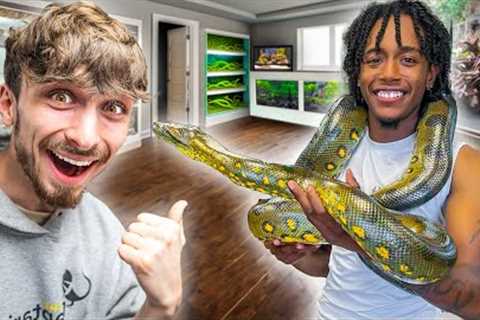 Epic Reptile Room Tour- Jay and Melisa!!