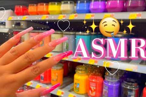 ASMR IN WALMART 💗✨| FAST TAPPING, SCRATCHING &amp; ORGANIZATION ♡...etc (SO GOOD!!🤤🔥)