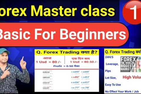 Forex Trading For Beginners | Master Class 1 | Forex Basic Full Course | #forextrading