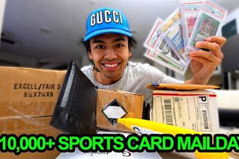 $10,000+ SPORTS CARD MAIL DAY UNBOXING!!