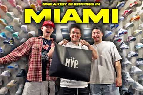 Shopping at the BEST Sneaker Stores in Miami!