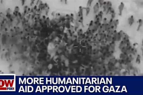 Israel-Hamas war: Gaza military aid drop approved by Biden | LiveNOW from FOX