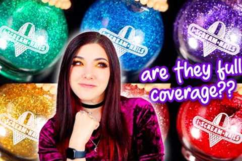 These flakie nail polishes shocked me 👀 I Scream Nails Fortune Tellers Collection || KELLI MARISSA