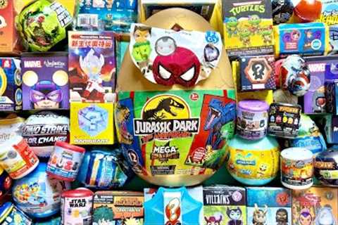 ASMR 55 MYSTERY SURPRISE TOYS Unboxing - Satisfying Video Marvel SpongeBob Disney