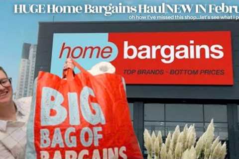 HUGE Home Bargains Haul|NEW IN March