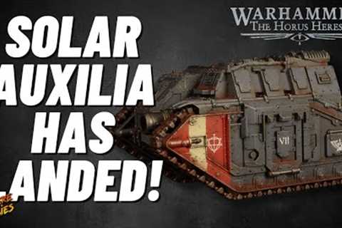 Paint the New Plastic Solar Auxilia Dracosan Heavy Transport for The Horus Heresy!