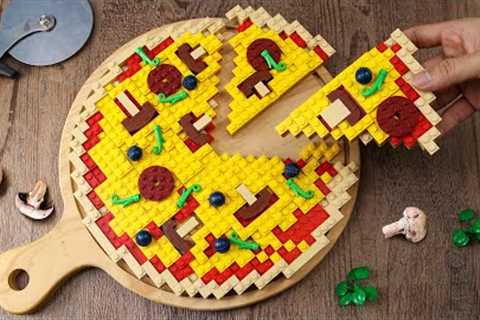 LEGO FAST FOOD: Ultimate Cheese &amp; Mushroom PIZZA