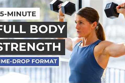 35-Minute Full Body Dumbbell Workout (Time Drop Strength)