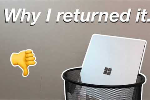 Don't buy the Surface Laptop Go... (student review)
